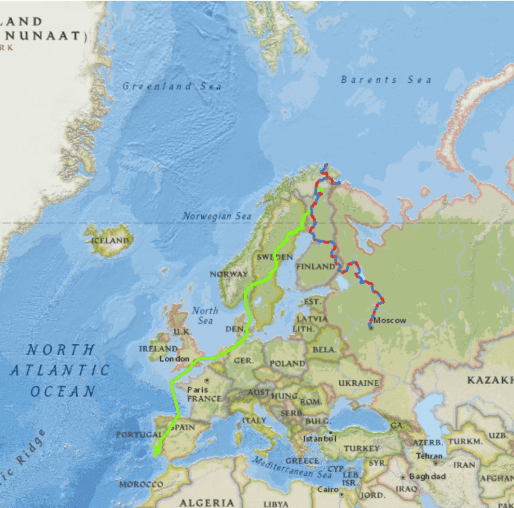 possible route for 2023