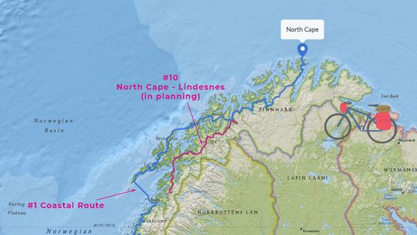 Routes North Norway