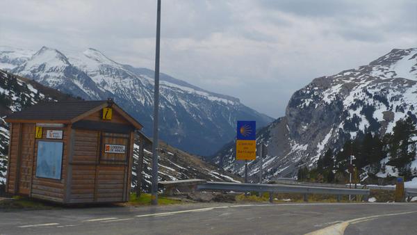 Abfahrt vom Col du Somport