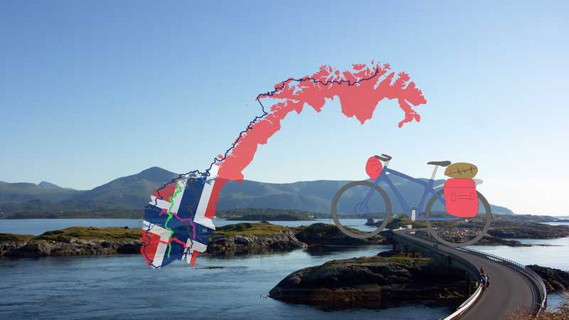 Atlanterhavsvegen Radwandern Norwegen