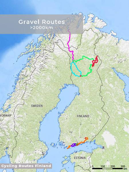 Gravel Routes in Southern Finland and Lapland
